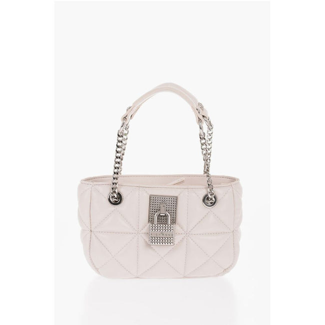 John Richmond Quilted Faux Leather LAZARO Shoulder Bag