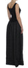 Dolce & Gabbana Elegant Black Full-Length Sheath Dress