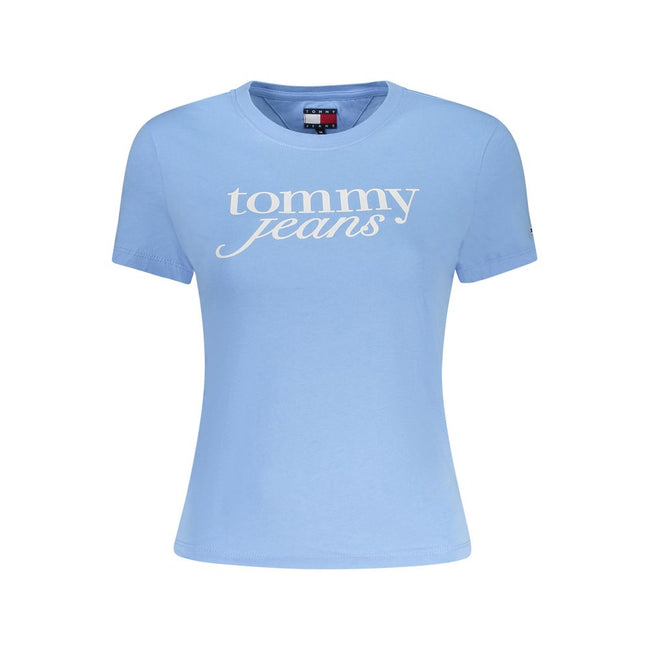 Tommy Hilfiger Blue Cotton Women T-Shirt