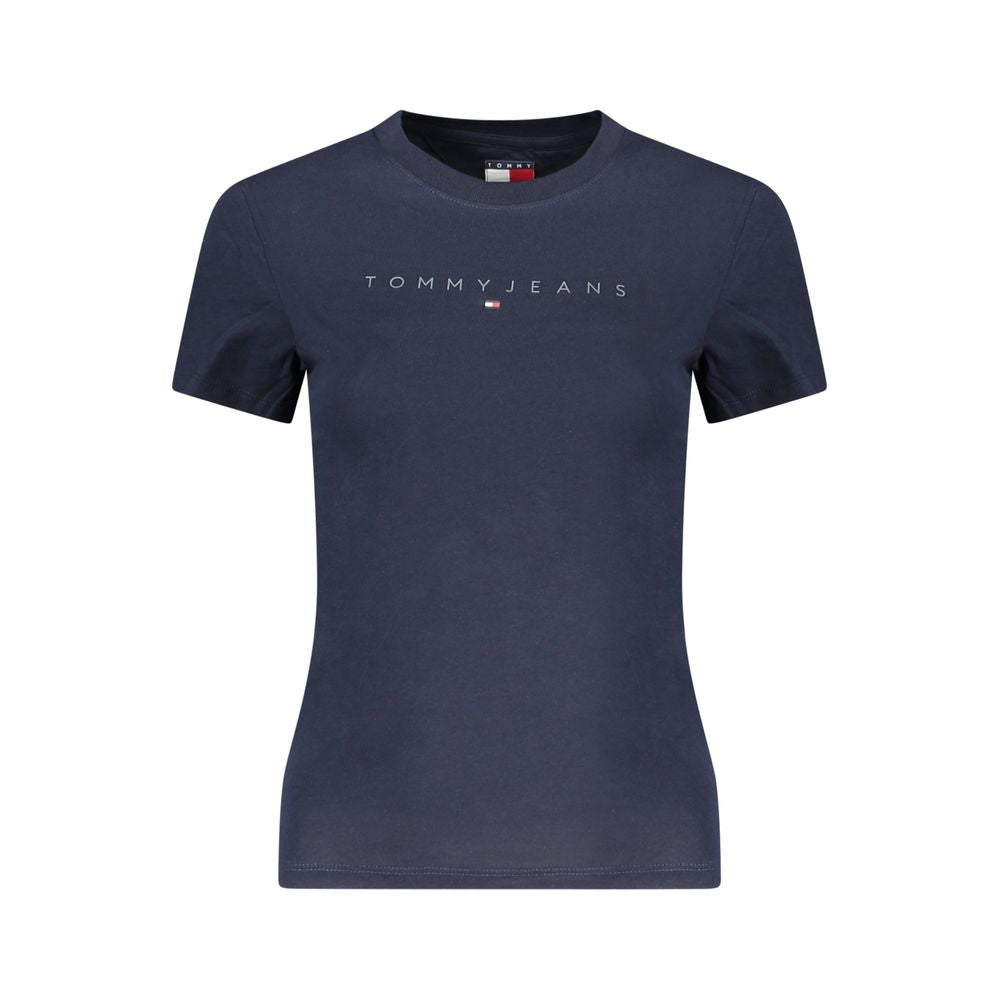 Tommy Hilfiger Blue Cotton Women T-Shirt