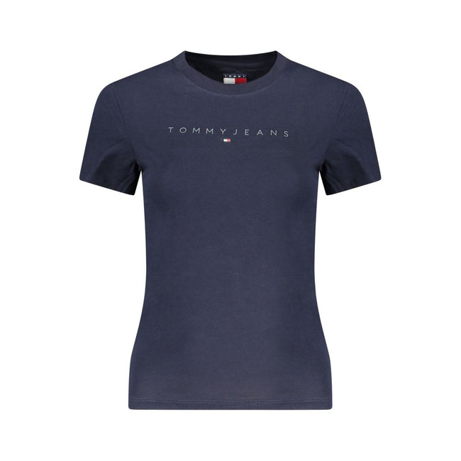 Tommy Hilfiger Blue Cotton Women T-Shirt