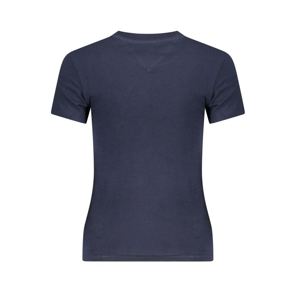Tommy Hilfiger Blue Cotton Women T-Shirt
