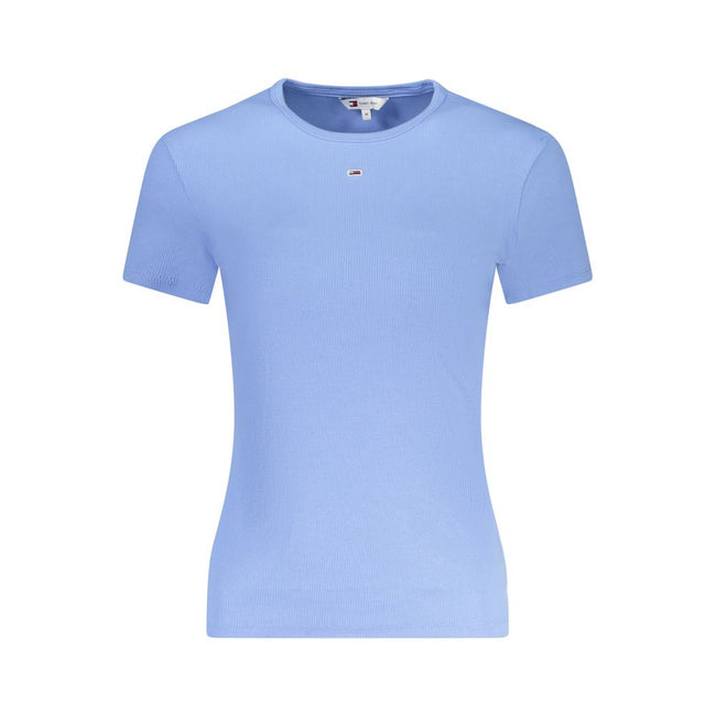 Tommy Hilfiger Blue Cotton Women T-Shirt