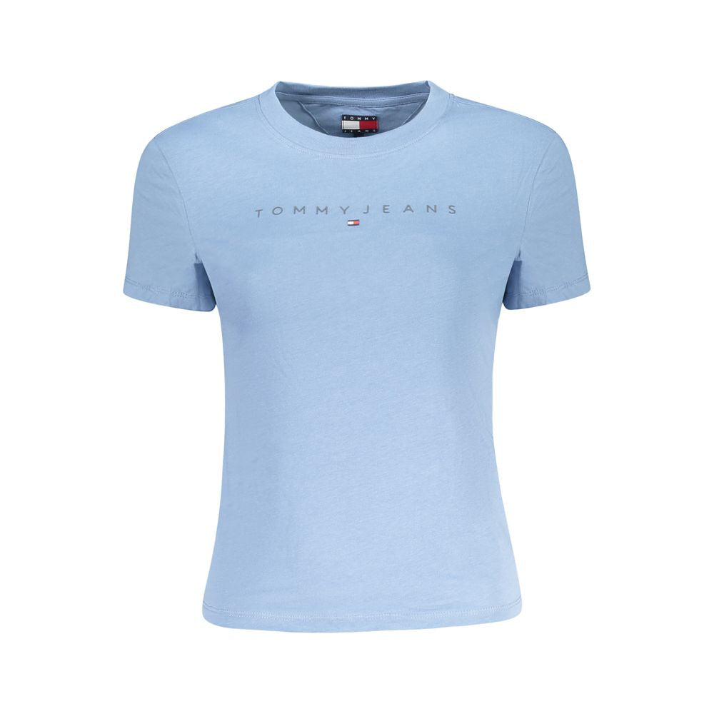 Tommy Hilfiger Blue Cotton Women T-Shirt