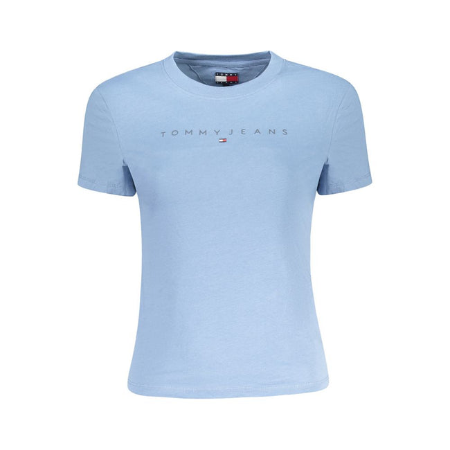 Tommy Hilfiger Blue Cotton Women T-Shirt
