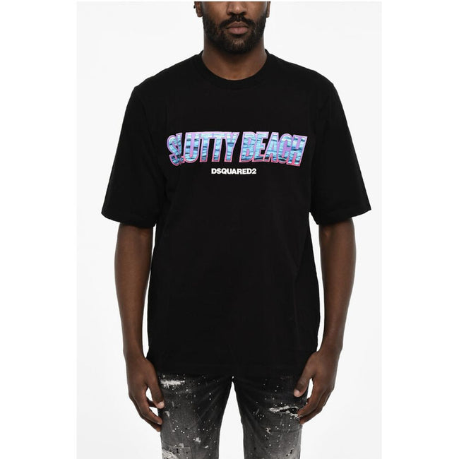 Dsquared² Crew-neck T-shirt WIth Logo Print