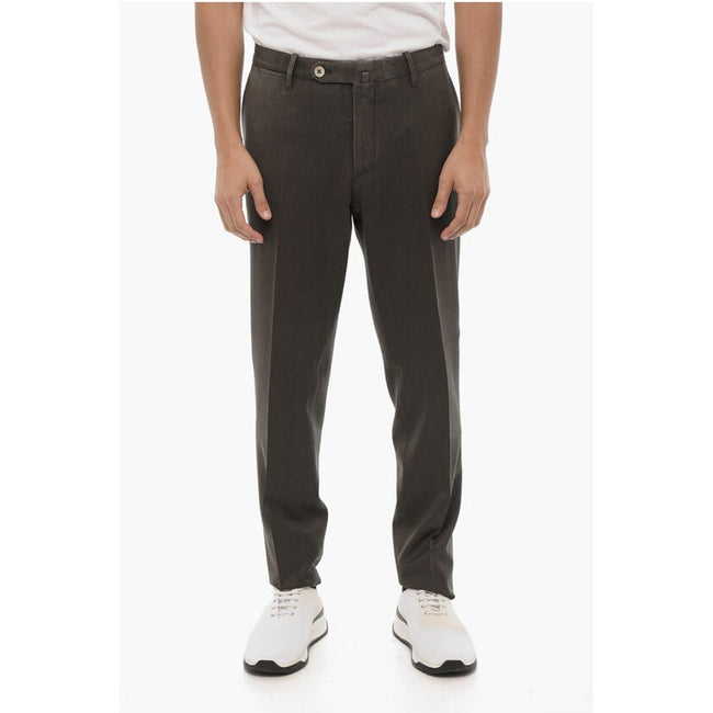 Corneliani 4 Pocket Wool Pants with Delavè Effect