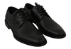 Dolce & Gabbana Sleek Black Leather Formal Dress Shoes