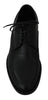 Dolce & Gabbana Sleek Black Leather Formal Dress Shoes