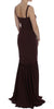 Dolce & Gabbana Elegant Bordeaux Sheath Dress