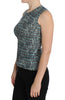 Dolce & Gabbana Elegant Blue Wool Vest Pullover Top