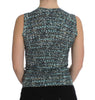 Dolce & Gabbana Elegant Blue Wool Vest Pullover Top