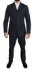 Romeo Gigli Elegant Blue Two-Piece Suit