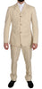 Romeo Gigli Beige Two-Piece Suit with Classic Elegance