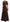 Dolce & Gabbana Elegant Black Silk Floral A-Line Gown