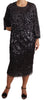 Dolce & Gabbana Sequined Shift Midi Dress – Timeless Elegance