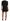 Dolce & Gabbana Elegant Black Button Embellished Mini Dress