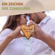 Herz Geschenk Olivenholz Handschmeichler Glücksbringer