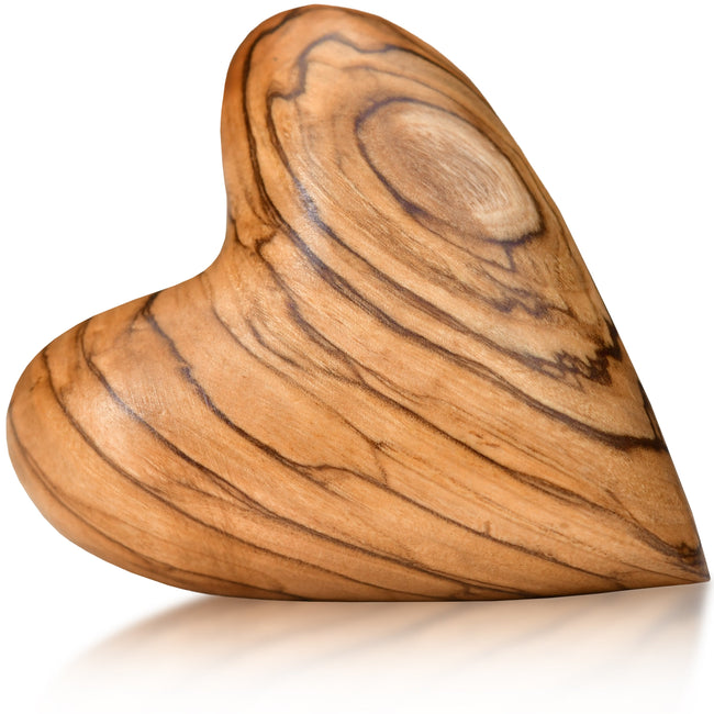 Herz Geschenk Olivenholz Handschmeichler Glücksbringer